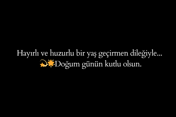 Dini Doğum Günü Mesajları