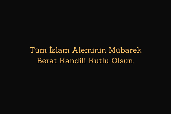 Berat Kandili Mesajları