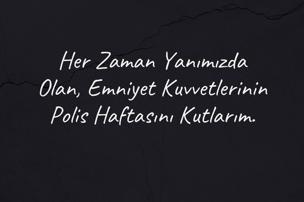 Sevgiliye Polis Haftası Mesajları