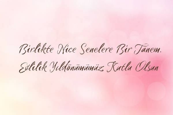 Evlilik Yıldönümü Kutlama Mesajları